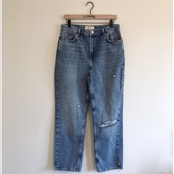 Free People Denim - Free People Dakota Straight Leg High Rise Jeans